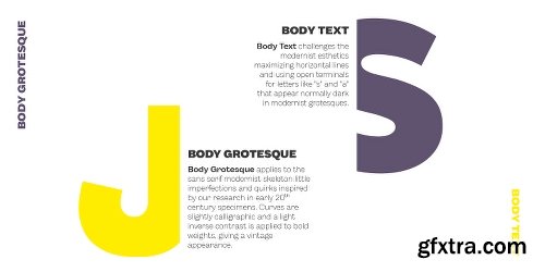 Body Font Family - 64 Fonts