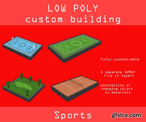 Cubebrush - Low poly Sports pack