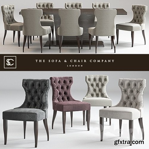 Guinea dining chair & Langham Table Lugano