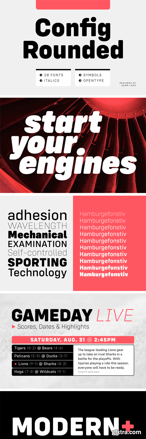 Config Rounded Font Family