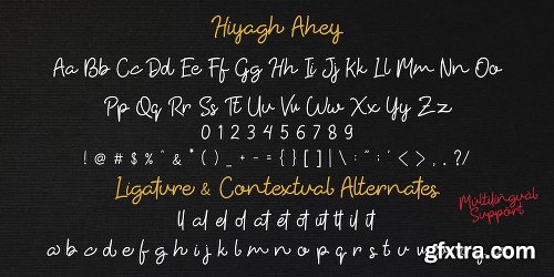 Hiyagh Ahey Font Family - 2 Fonts