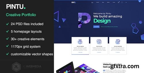 ThemeForest - Pintu - Portfolio HTML5 Template - 21990728