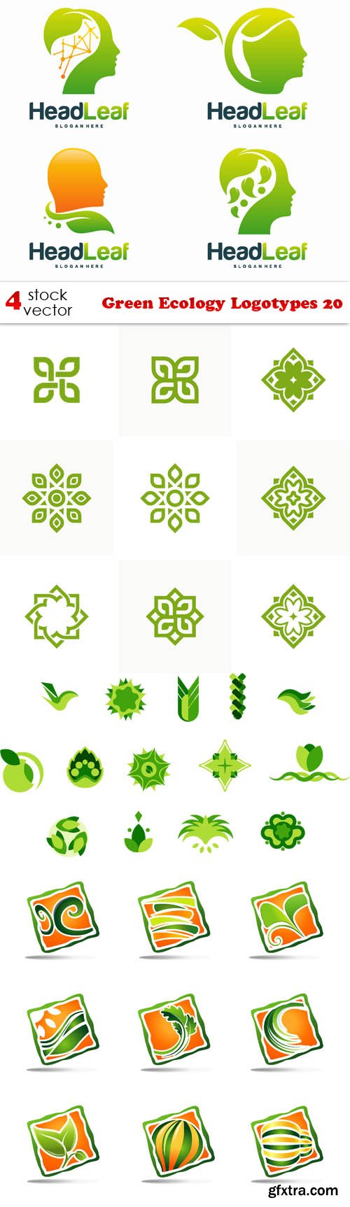 Vectors - Green Ecology Logotypes 20