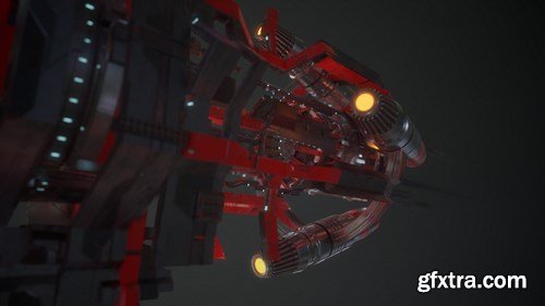 Endless Space 2-Supremacy Spaceships 3D Model