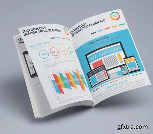 17 Pages Element of Infographic Design