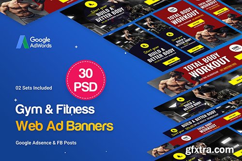 Gym & Fitness Banners Ad