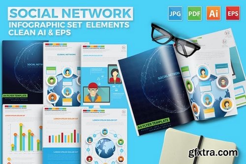 Social Network Infographics Design