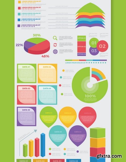 Big Set Infographics Elements Design