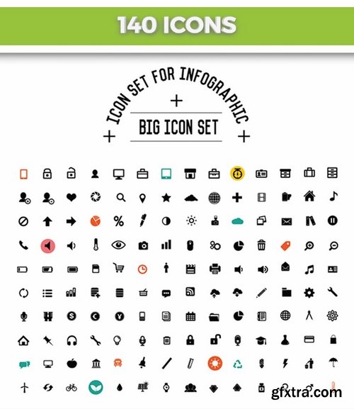 Big Set Infographics Elements Design