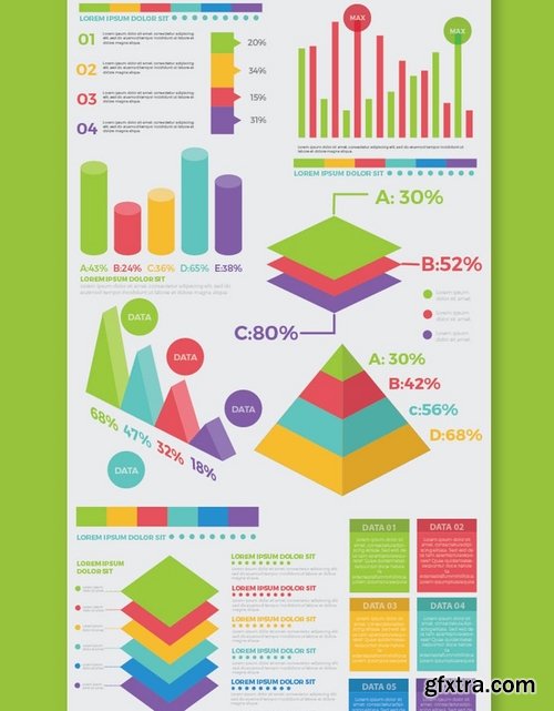 Big Set Infographics Elements Design