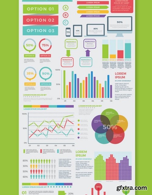 Big Set Infographics Elements Design