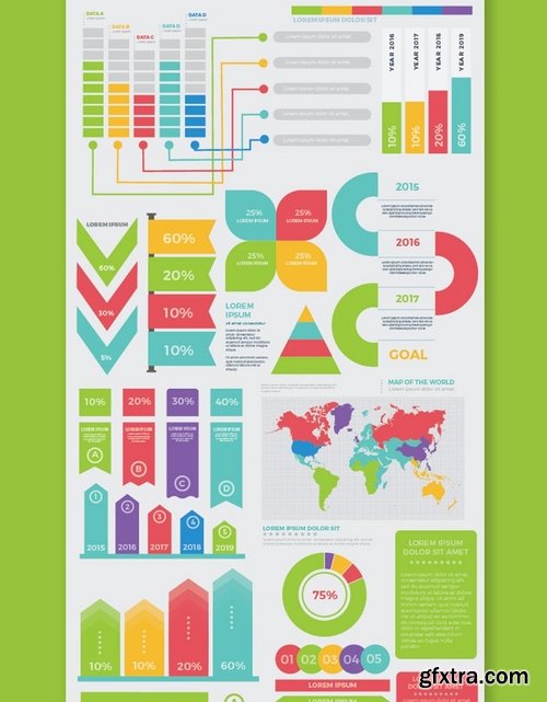 Big Set Infographics Elements Design