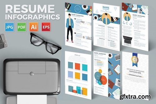 Resume Infographics Design