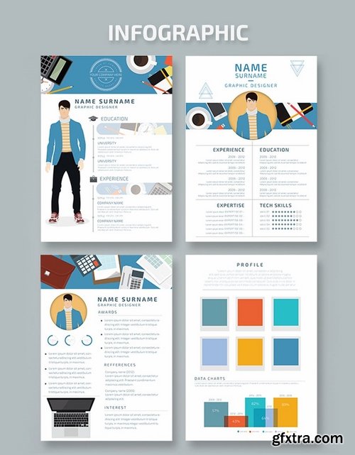 Resume Infographics Design