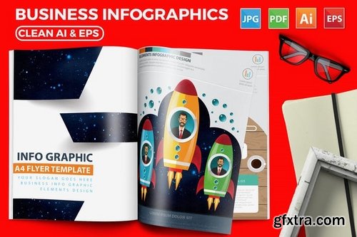 Modern Business Infographics 17 Pages Design