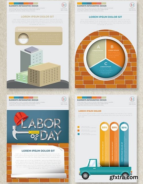 Labor Day Infographics Design