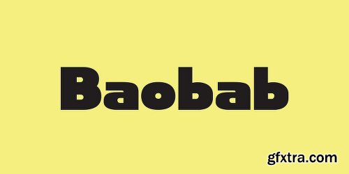 Baobab Font Family - 2 Fonts