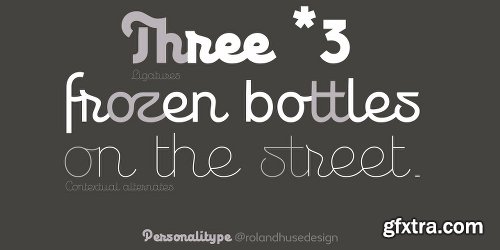 Personalitype Font Family - 5 Fonts