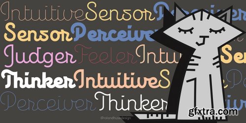 Personalitype Font Family - 5 Fonts