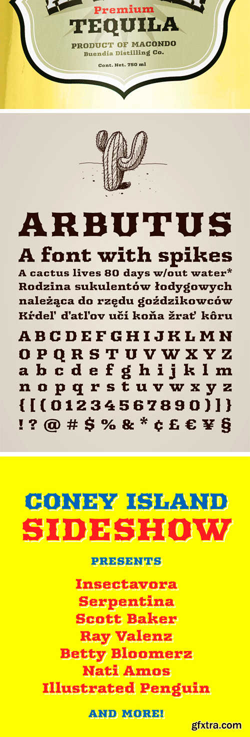 Arbutus Typeface