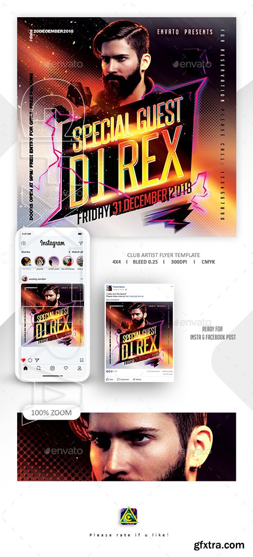 GraphicRiver - Guest Dj Flyer Template 22650881