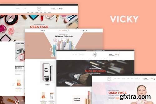 ThemeForest - VickyFace - Ecommerce PSD Template - 20043557