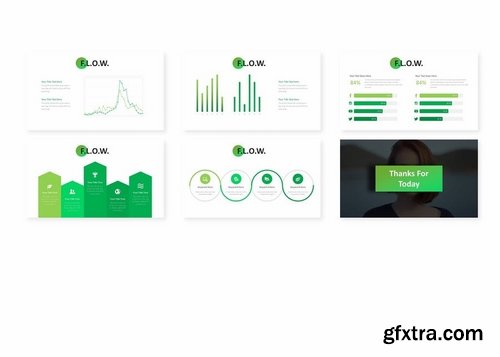 Flow - Powerpoint Keynote and Google Slides Templates