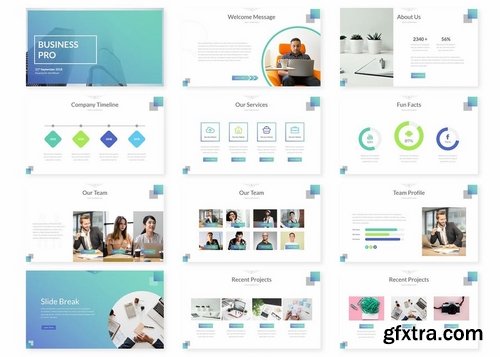 Business Pro -  Powerpoint Keynote and Google Slides Templates