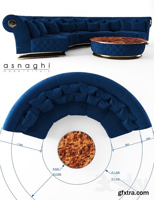 Sofa Asnaghi Prestige