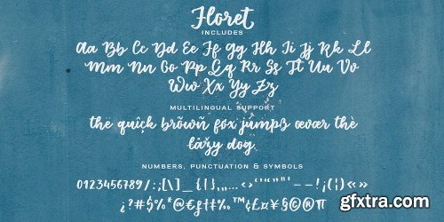 Floret Font Family - 6 Fonts