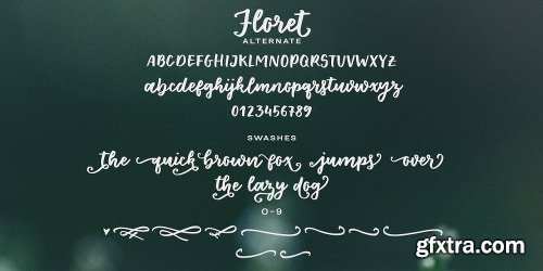 Floret Font Family - 6 Fonts