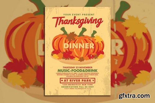 Thanksgiving Dinner Flyer