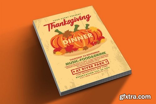 Thanksgiving Dinner Flyer