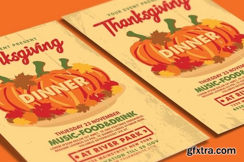 Thanksgiving Dinner Flyer