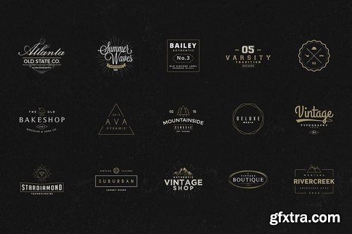 Vintage Logos Set 5