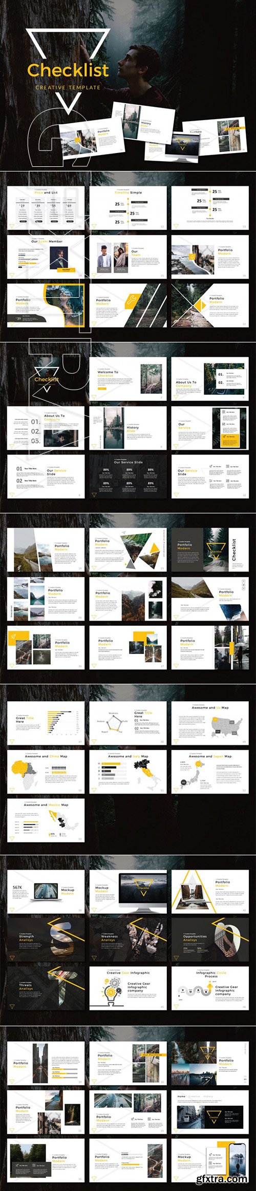 CreativeMarket - Checklist Powerpoint Template 3013481