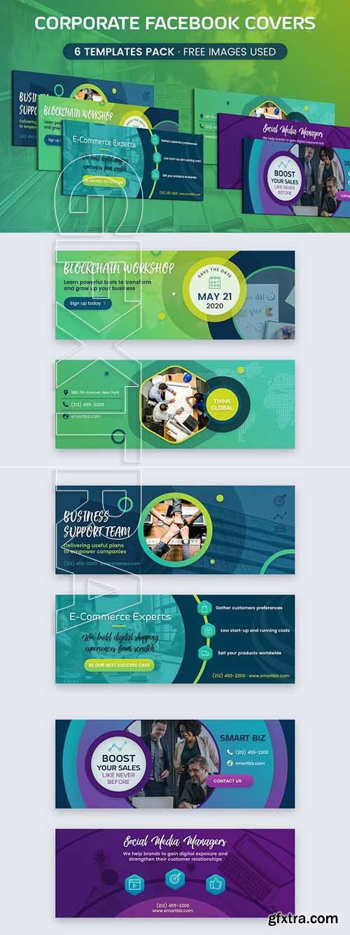 CreativeMarket - Corporate Facebook Cover 3012418