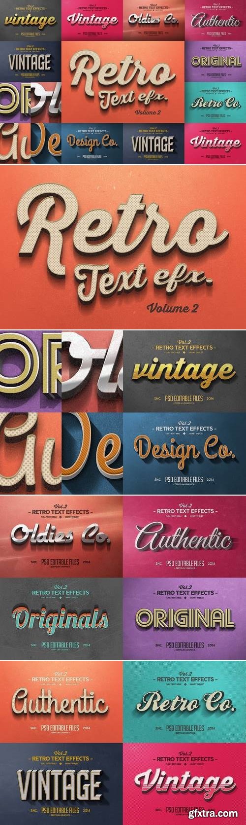 Vintage Text Effects Vol.2