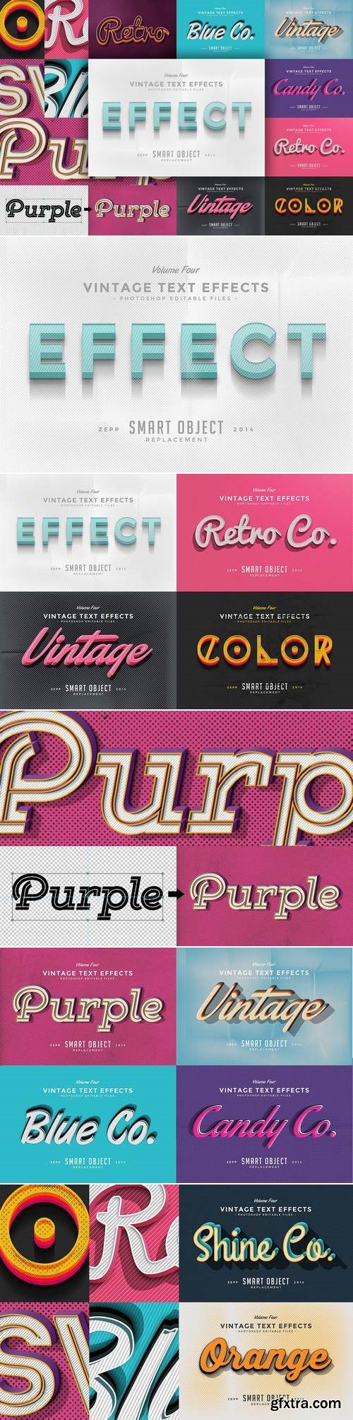 Vintage Text Effects Vol.4