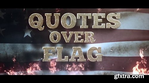 Quotes Over Flag 125001