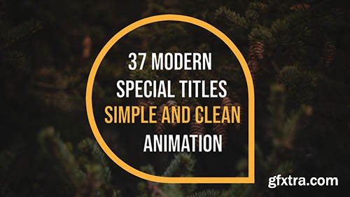 37 Simple Titles & Lower Thirds - After Effects 125404