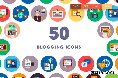 50 Blogging Icons