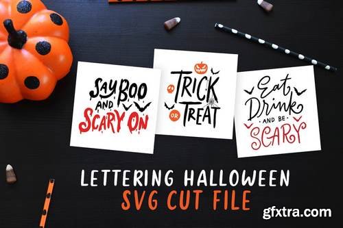 Lettering Halloween SVG Cut File