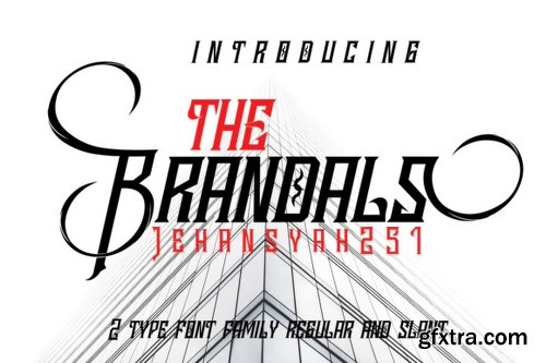 The Brandals Font Family - 2 Fonts