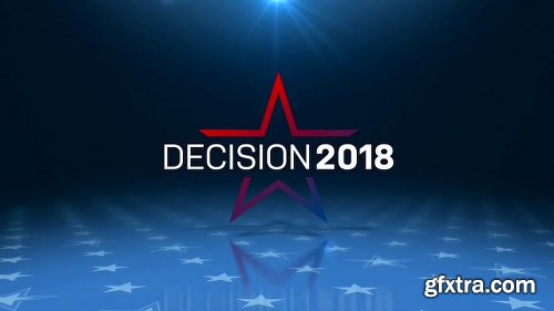 Videohive 2018 Midterm Election Map | State Congressional Districts 22714175