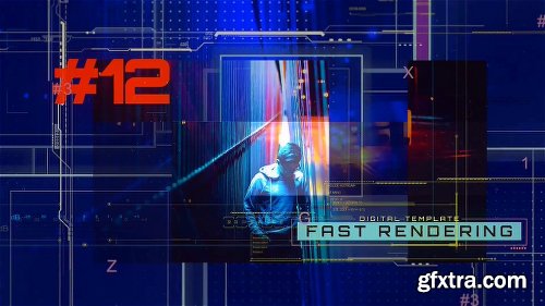 Videohive Data Center Techno Slides 22457639