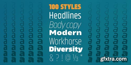 Karibu Font Family - 100 Fonts