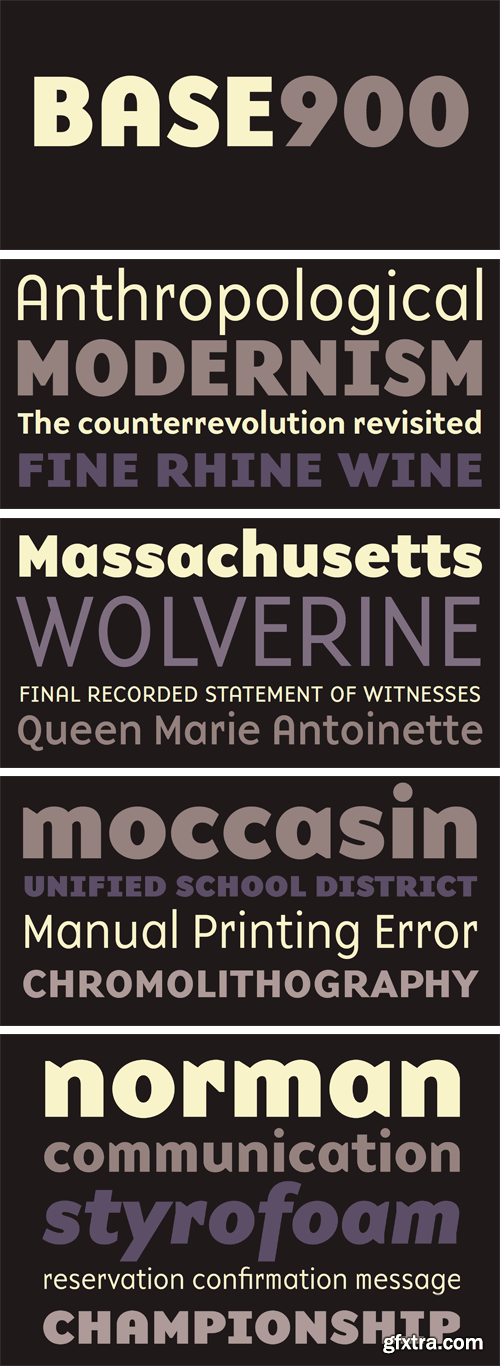 Base 900 Font Family