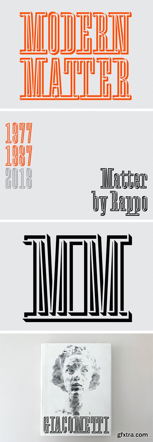 Modern Matter Font