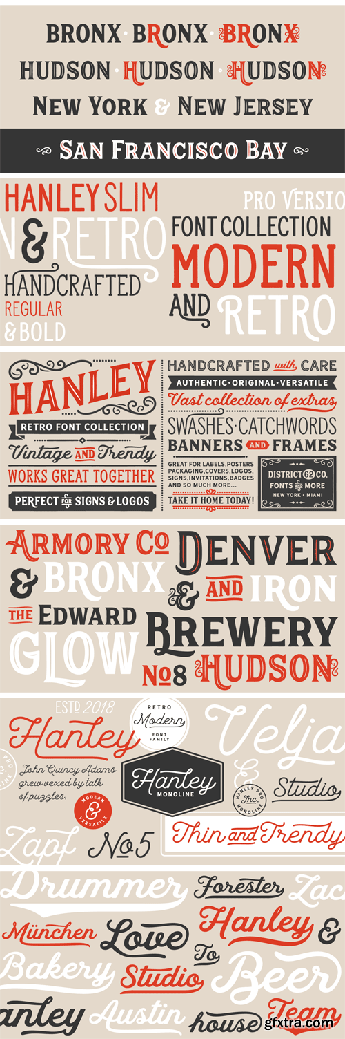 Hanley Pro Font Family